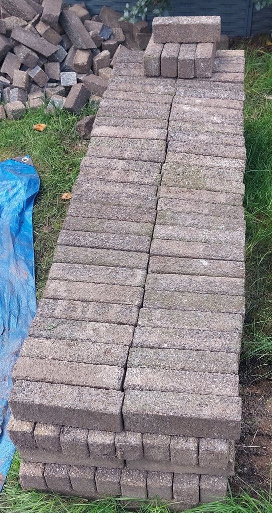 klinkers, 3 m2, Tuin en Terras, Ophalen, Beton, Klinkers