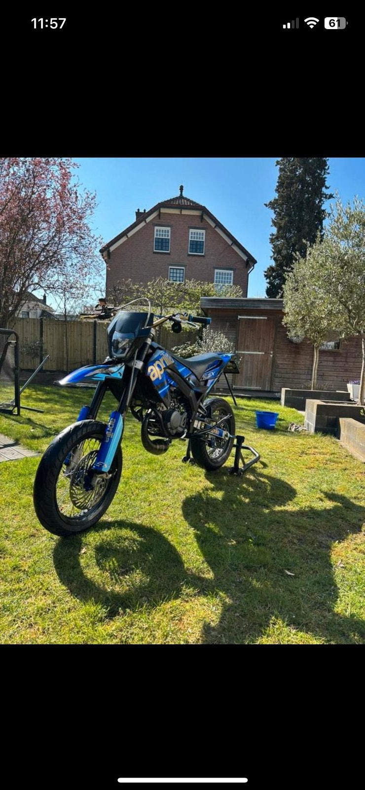 Aprilia sx 75cc, Ophalen, 6 versnellingen, Maximaal 45 km/u, 75 cc