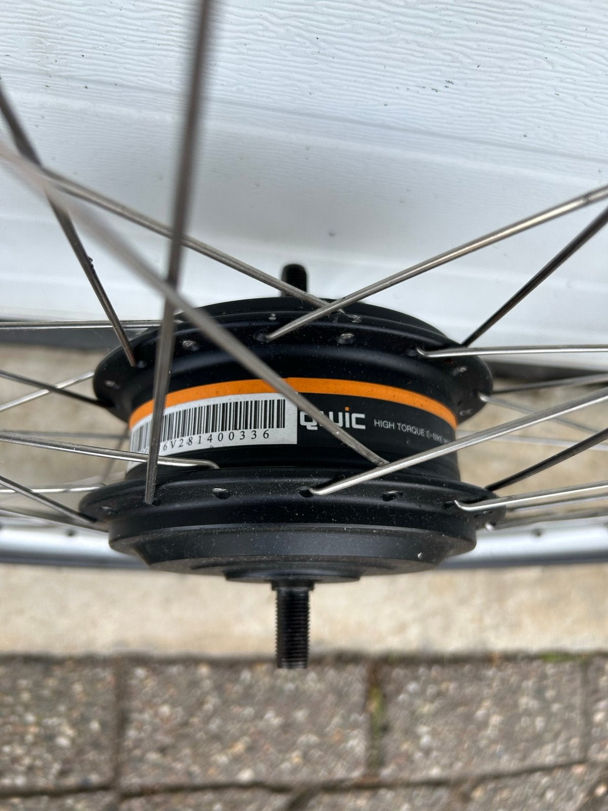 Compleet voorwiel met Qwic motor!, Ophalen, Gebruikt