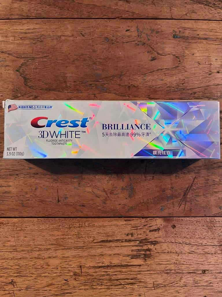 Crest 3D White Brilliance Tandpasta - 110g, Ophalen of Verzenden, Nieuw, Tandpasta