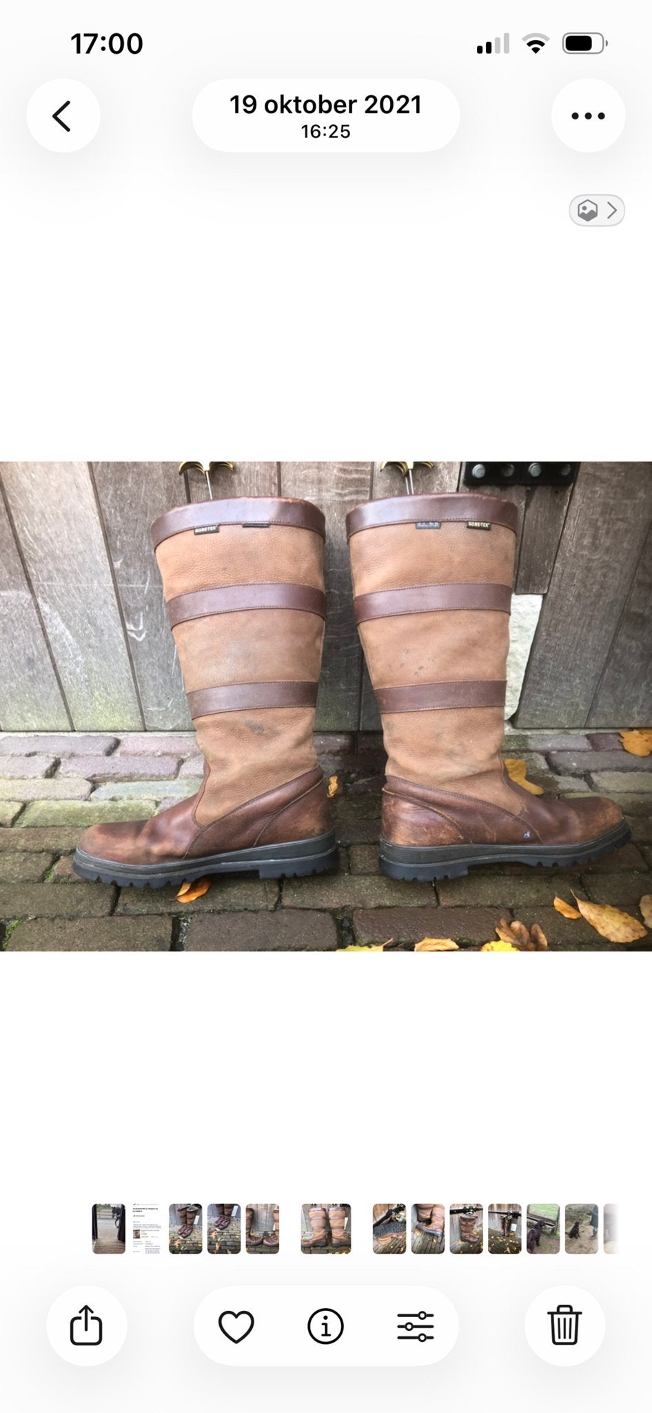 Dubarry heren laarzen 45- waterdicht en comfortabel, Ophalen, Gedragen, Bruin, Boots