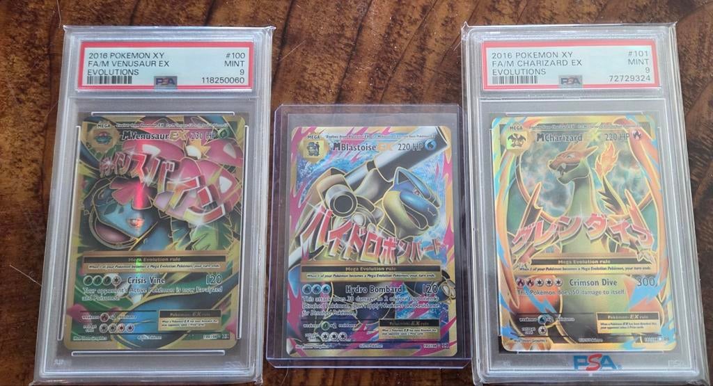 M venusaur M blastoise M charizard set, Ophalen of Verzenden, Zo goed als nieuw