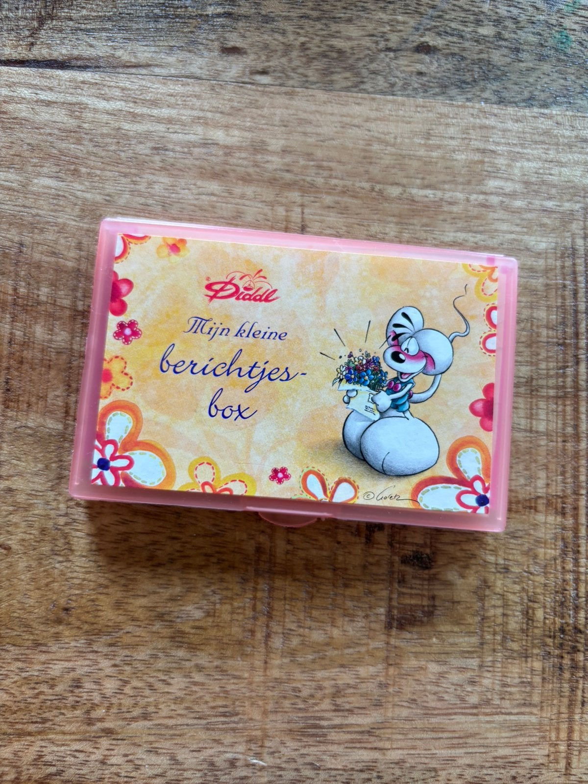 Diddl kaartjes pasjes kaarten ansichtkaarten berichtjes box, Verzenden, Zo goed als nieuw, Papier, Kaart of Schrift