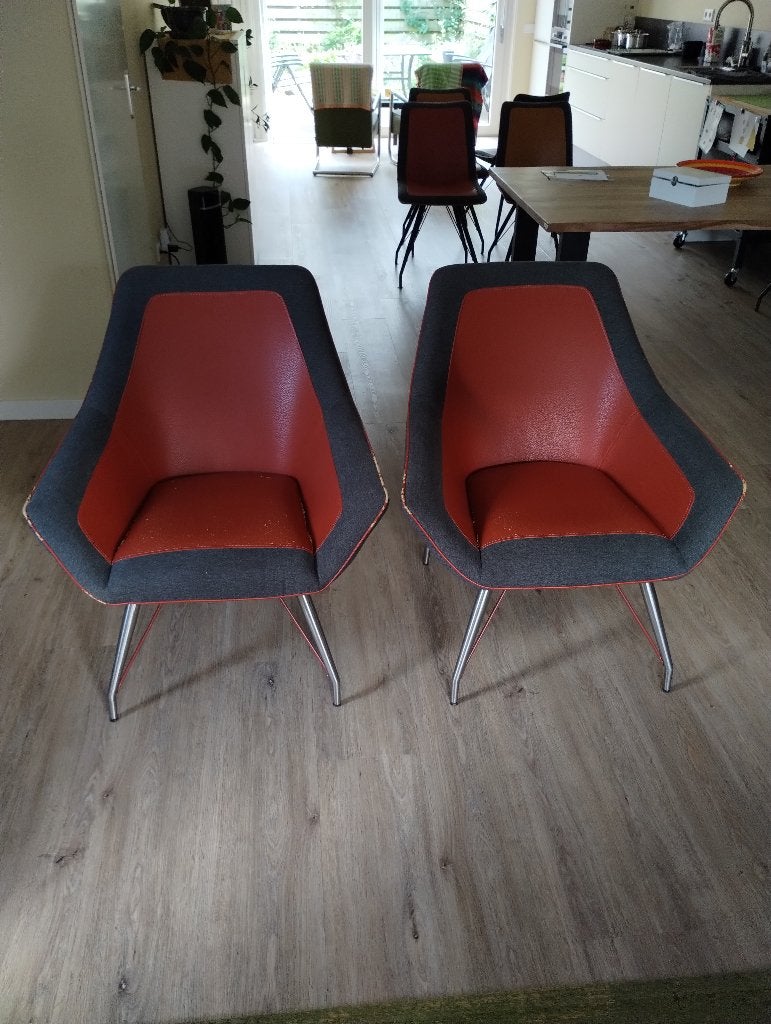 2 fauteuils, Ophalen, Gebruikt, Twee, Overige materialen