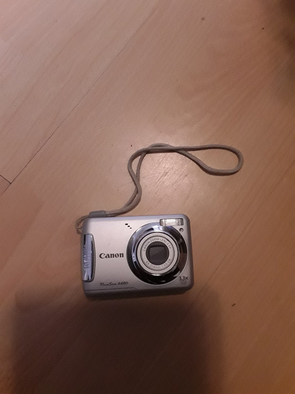 Canon PowerShot A480 Compactcamera - Zilver, Ingebouwde flitser, Gebruikt, Canon, 10 megapixels
