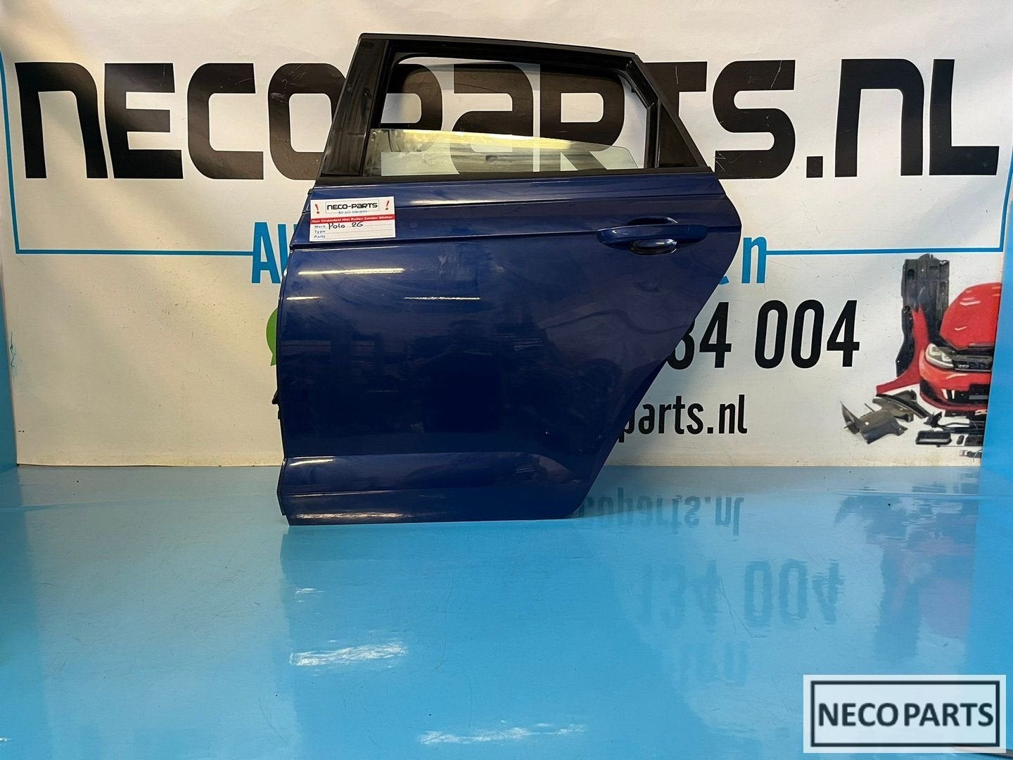 VW POLO 2G PORTIER DEUR LINKS ACHTER ALLES LEVERBAAR !!!, Gebruikt, -, Volkswagen, -