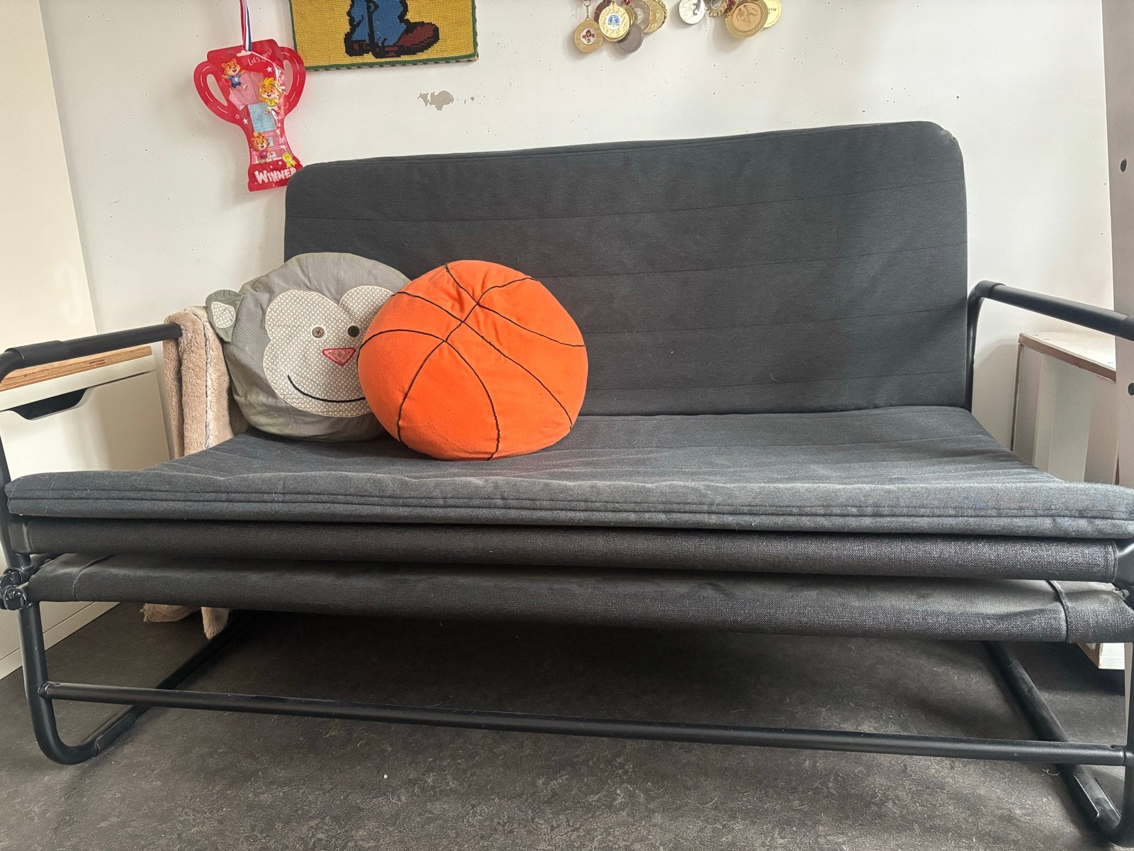 IKEA HAMMARN slaapbank - Compact en comfortabel, Ophalen, Gebruikt, Tweepersoons, 120 cm