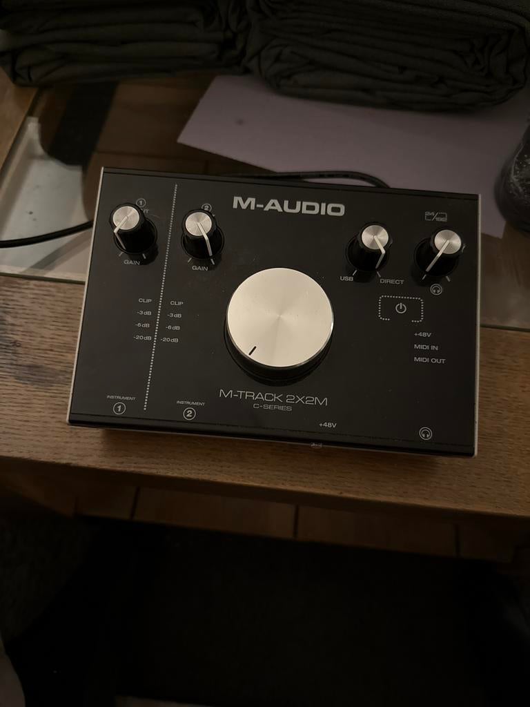 M-Audio M-TRACK 2x2M C-series Audio Interface, Ophalen, Zo goed als nieuw