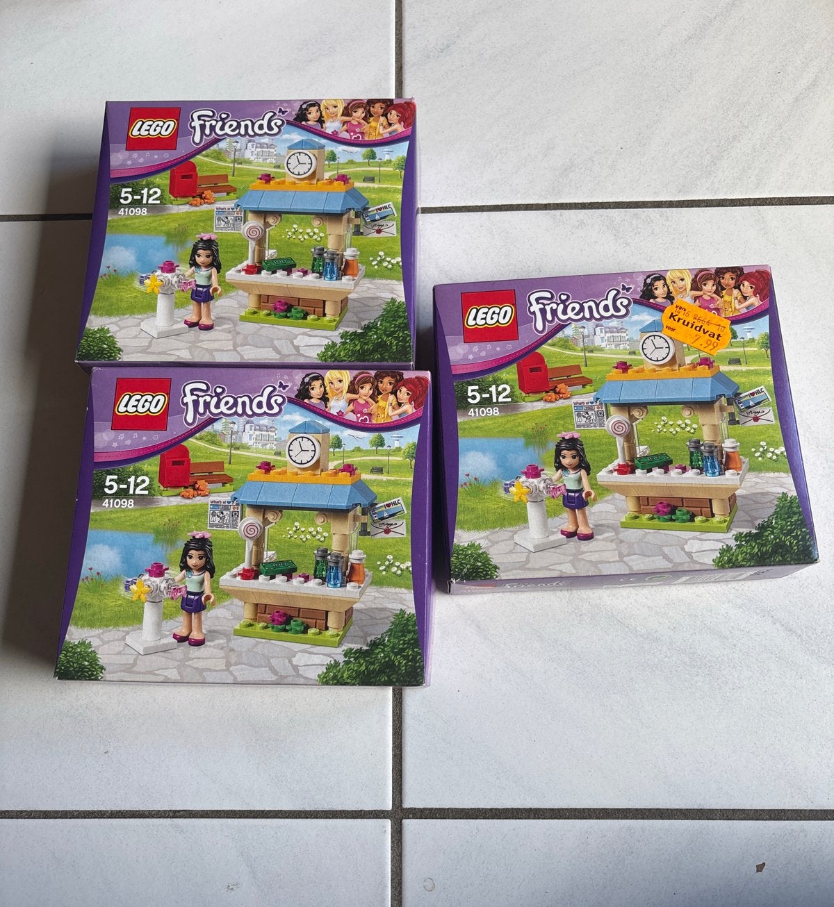 3x LEGO Friends Emma's IJscokar (41098) - Nieuw in doos, Lego, Nieuw, Friends, Ophalen of Verzenden