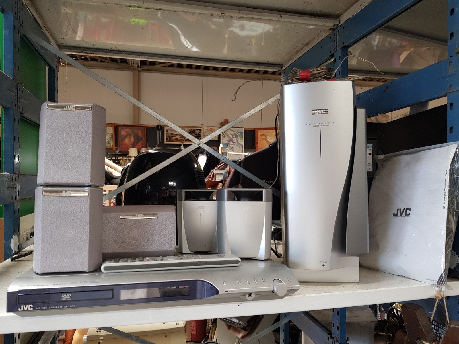 JVC DVD Digital Cinema System TH-S55 Home Theater Set, JVCKENWOOD Corporation, JVC, 70 watt of meer, Ophalen of Verzenden