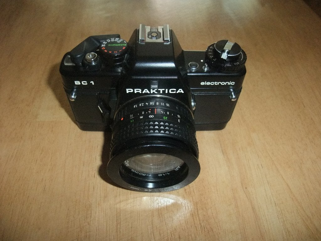 Praktica BC 1 Spiegelreflexcamera met Pentacon 50mm lens, Ophalen, Gebruikt, Spiegelreflex, Overige Merken