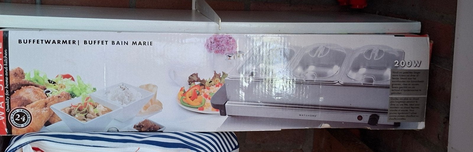 buffetwarmer, Huis en Inrichting, Ophalen of Verzenden, Zo goed als nieuw