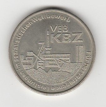 Munt / Penning DDR (Oost-Duitsland) - VEB KBZ, Verzenden, Overige materialen, Buitenland