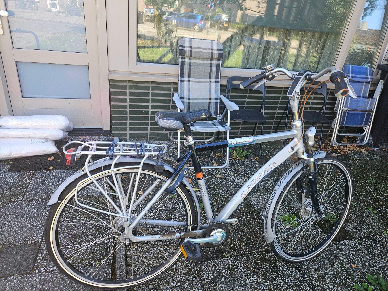 Batavus fiets - Gebruikt, maar in goede staat, Fietsen en Brommers, Fietsen | Dames | Damesfietsen, Ophalen, Velgrem, Versnellingen
