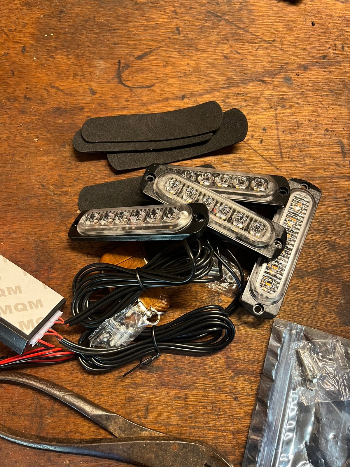 Amber oranje flitsers met module, Ophalen of Verzenden, Nieuw
