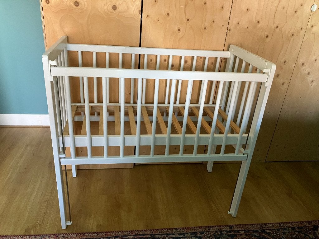 Co-sleeper (wit) Petit Amelie eventueel met matras, Ophalen, Gebruikt, Wieg