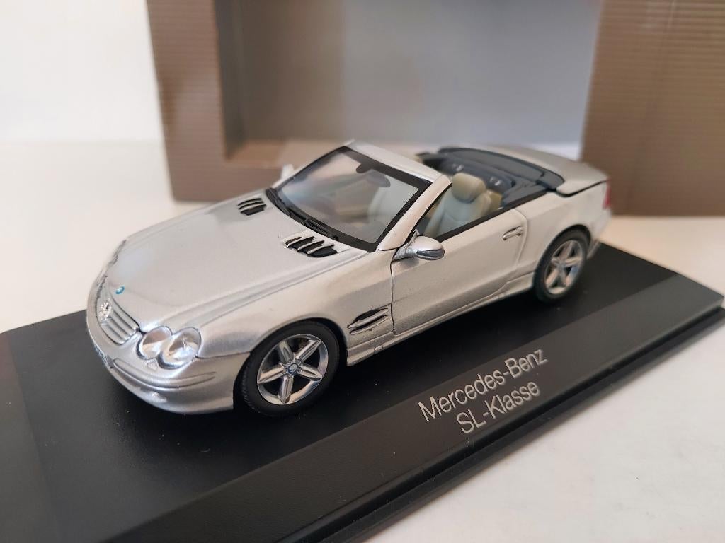 Mercedes-Benz SL roadster met werkende kap, dealeruitgave, Ophalen of Verzenden, Nieuw, Auto, Norev
