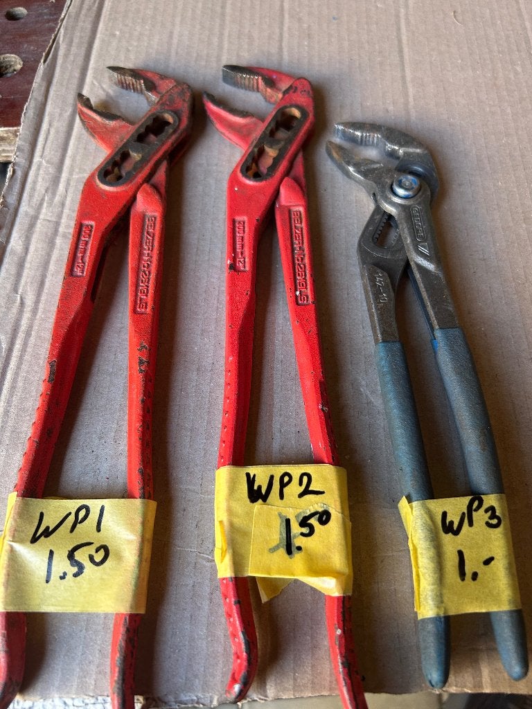 Waterpomptang, Ophalen, Gebruikt