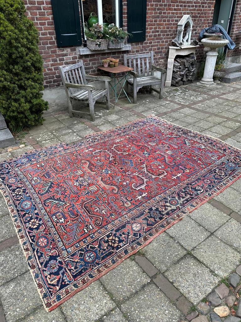 Antiek vloerkleed / Tapijt, Ophalen, Gebruikt, Rechthoekig, 200 cm of meer