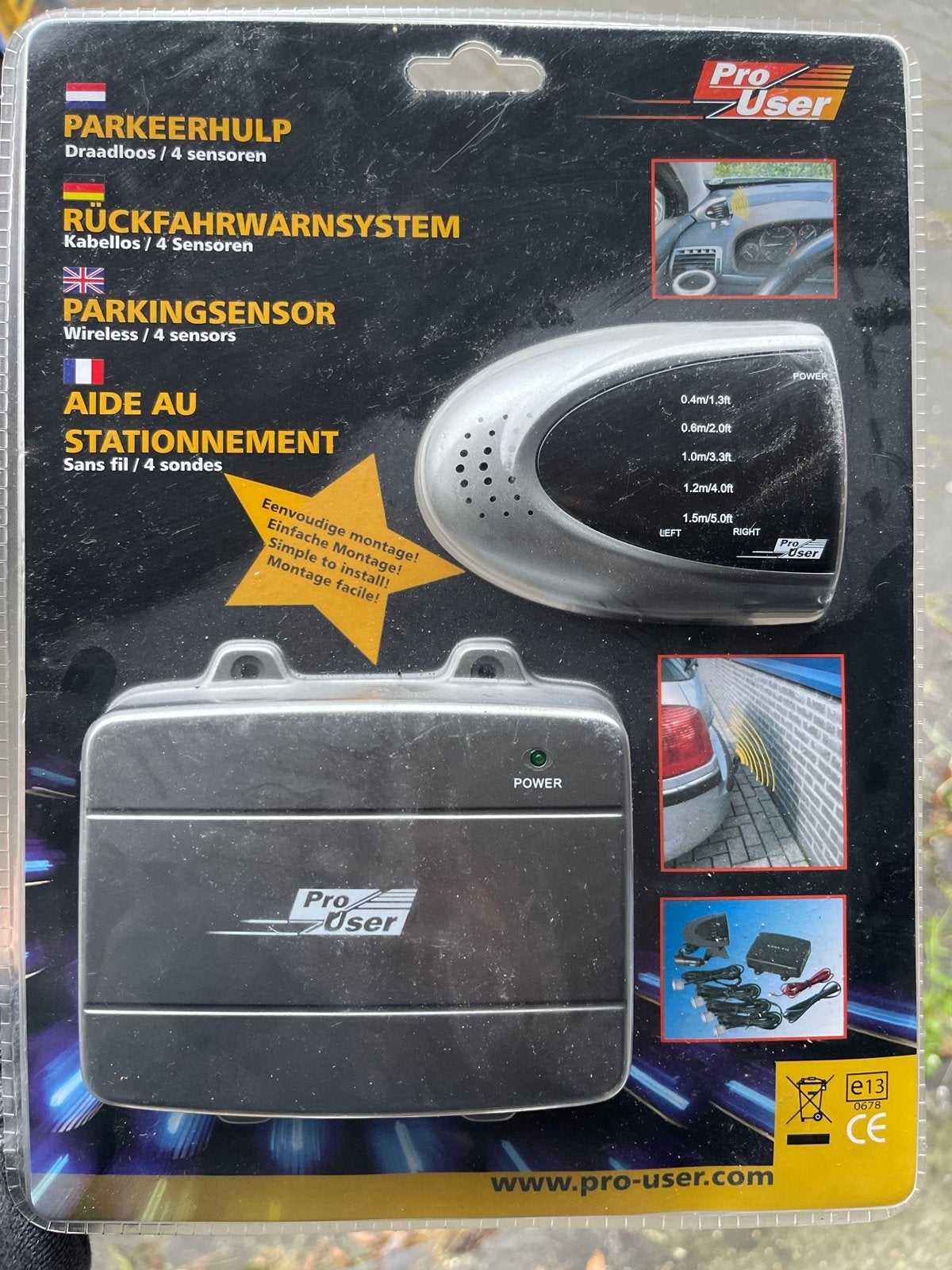 Pro-User Draadloze Parkeersensoren - Nieuw in verpakking, Auto diversen, Ophalen of Verzenden, Nieuw