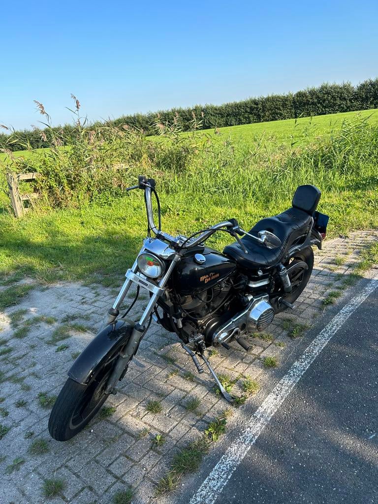 Harley-Davidson zwart FXS Low Rider 1981 shovelhead, Motoren, 2 cilinders, 1340 cc, Motorrijbewijs A, Gebruikt