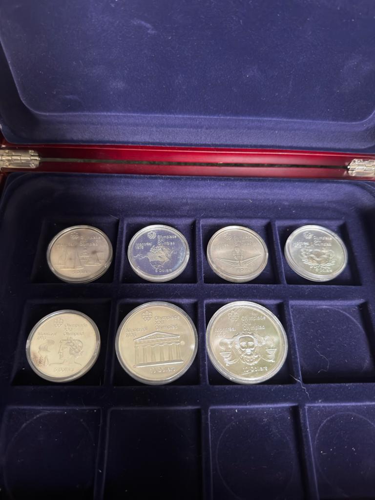 Olympische Spelen Montréal 1976 Herdenkingsmunten Set, Ophalen of Verzenden