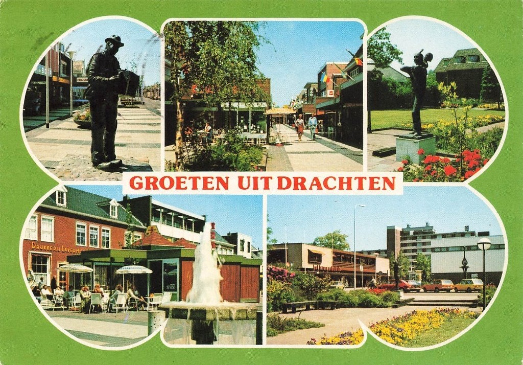 Groeten uit Drachten, Verzamelen, Ophalen of Verzenden, Voor 1920, Friesland
