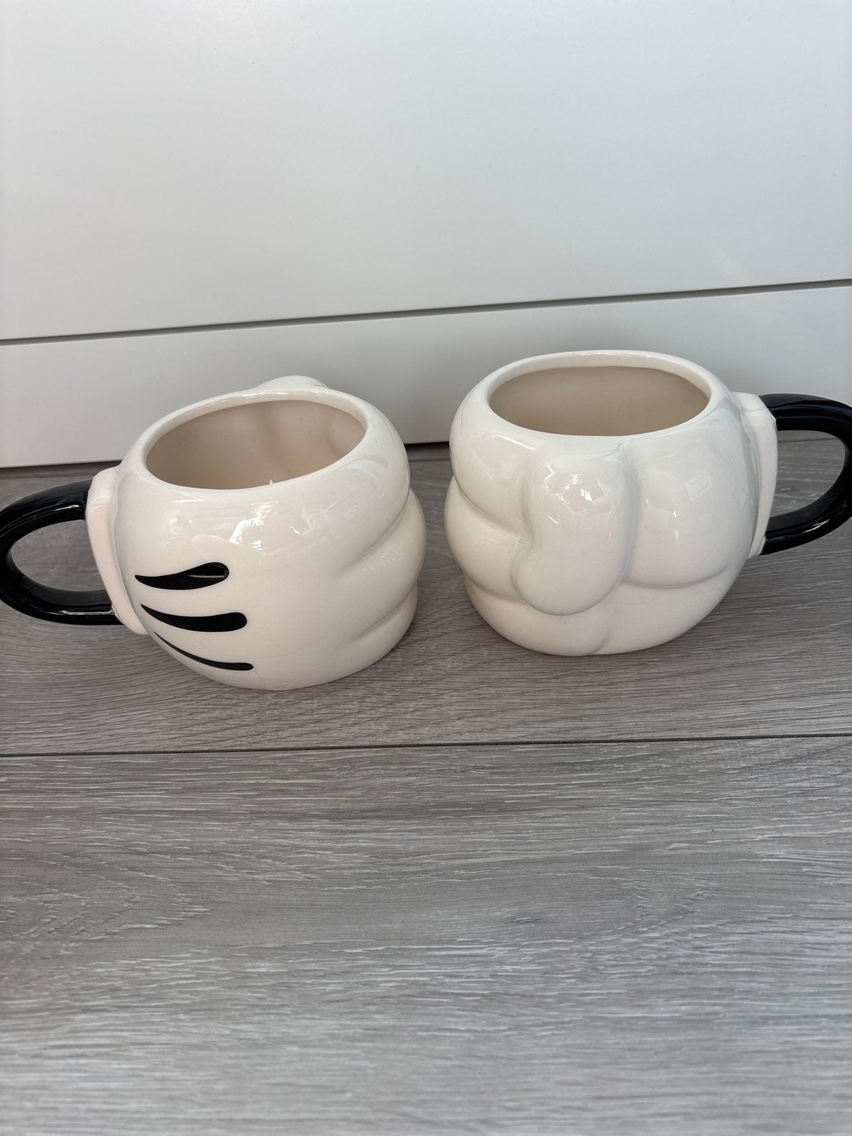 Set van 2 Mickey Mouse Mokken - Disney Collectie, Ophalen of Verzenden, Mickey Mouse, Gebruikt, Servies