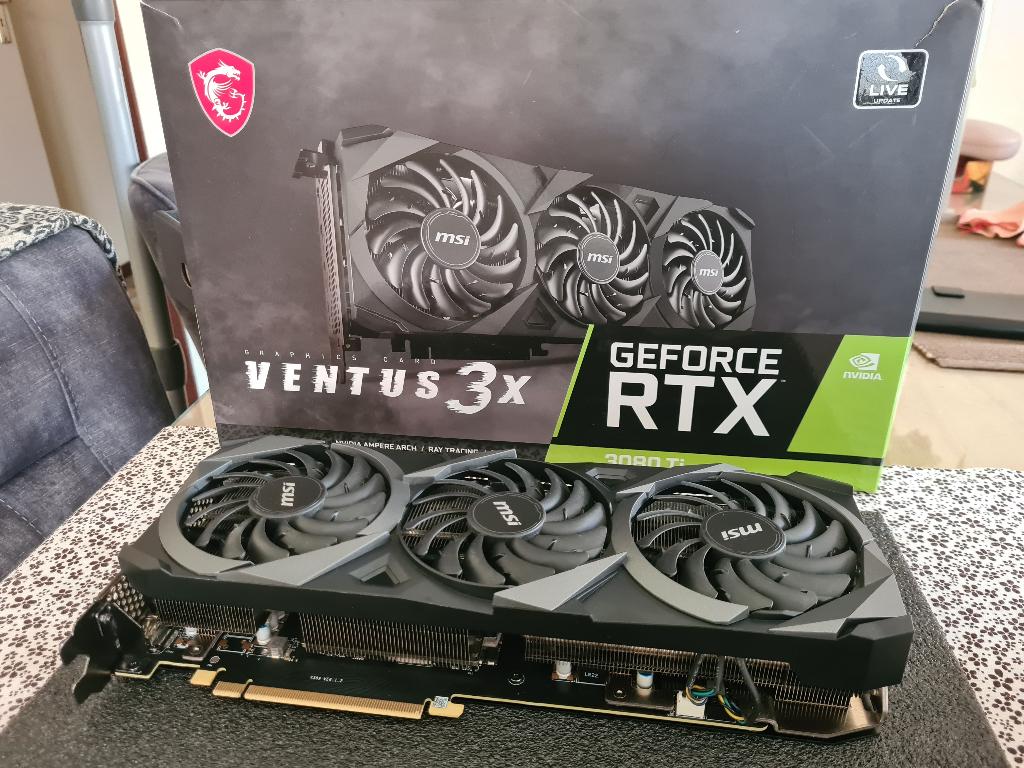 RTX 3080ti Ventus 3x, Computers en Software, GDDR6, PCI-Express 4, Ophalen of Verzenden, Zo goed als nieuw