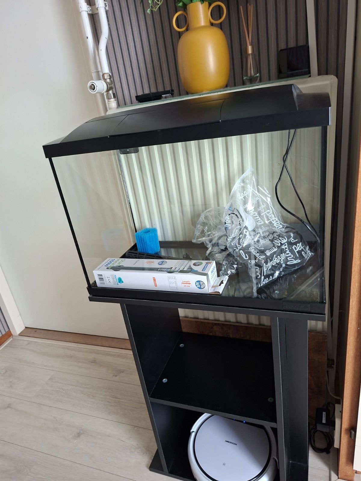 aquarium 60x30x40 bxdxh, Dieren en Toebehoren, Ophalen, Zo goed als nieuw, Leeg aquarium, Superfish