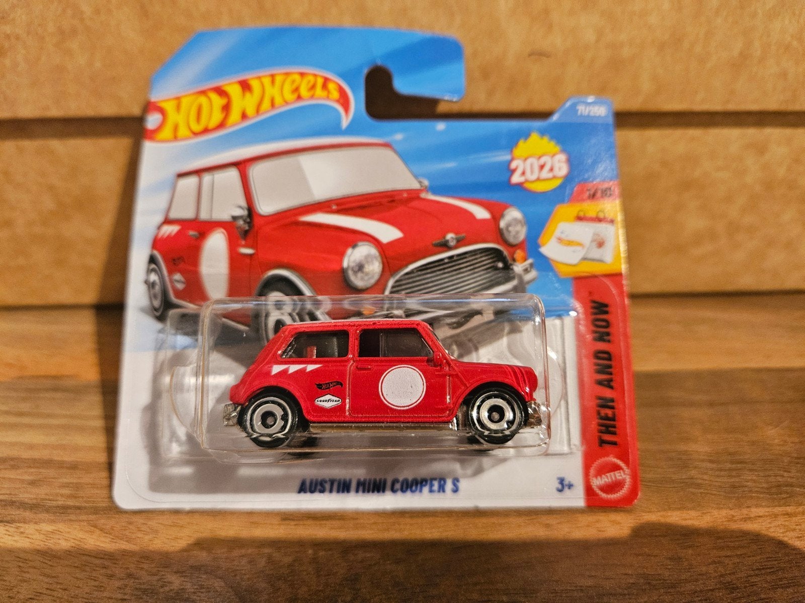Hotwheels Hot Wheels Austin Mini Cooper S Rood in OVP, Ophalen of Verzenden, Zo goed als nieuw, Auto