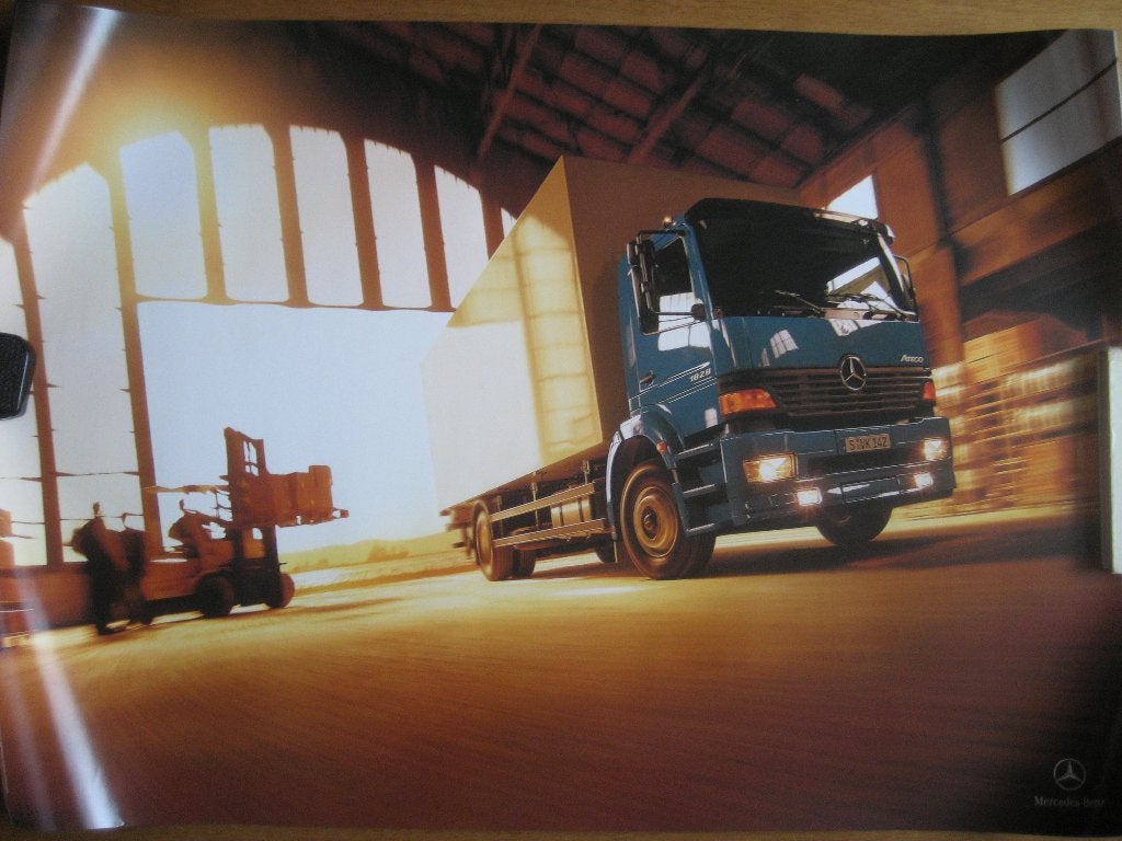 posters Mercedes-Benz Atego 1828 bakwagen, Ophalen of Verzenden, Nieuw, Mercedes