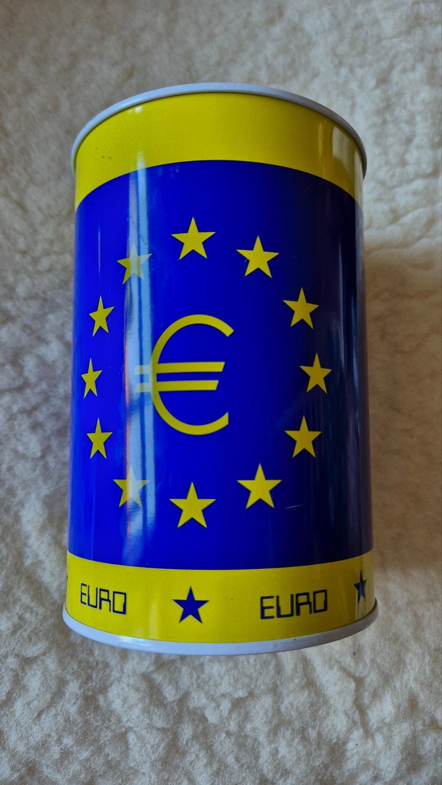 Euro spaarpot zgan ongebruikt, Ophalen of Verzenden, Zo goed als nieuw, Metaal of Blik, Overige thema's