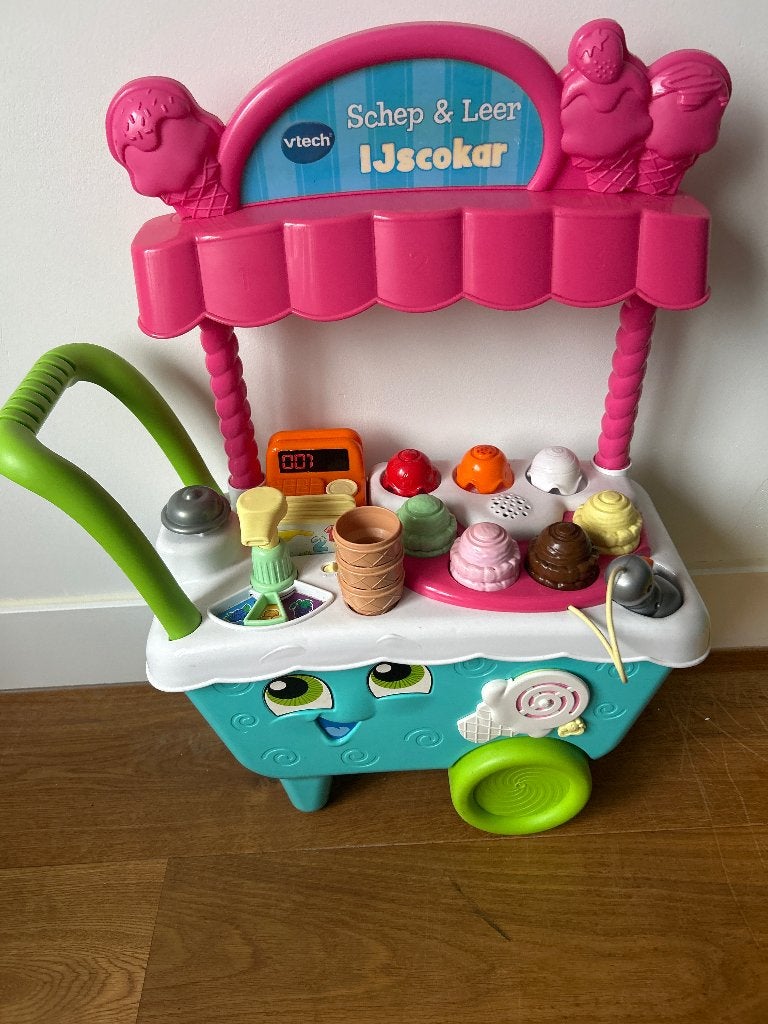Vtech ijscokar, Ophalen of Verzenden, Zo goed als nieuw, 6 maanden tot 2 jaar