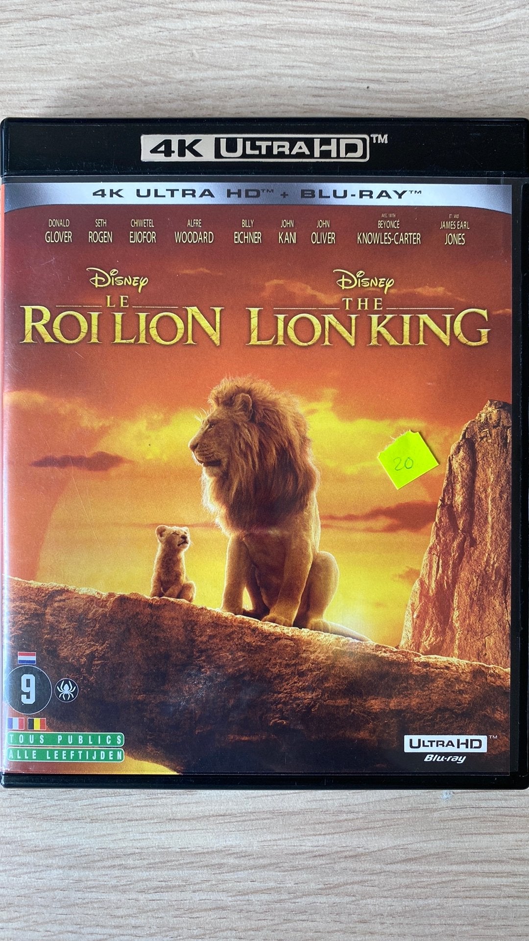 The lion king 4K uhd blu ray NL versie, Ophalen of Verzenden, Zo goed als nieuw, Avontuur
