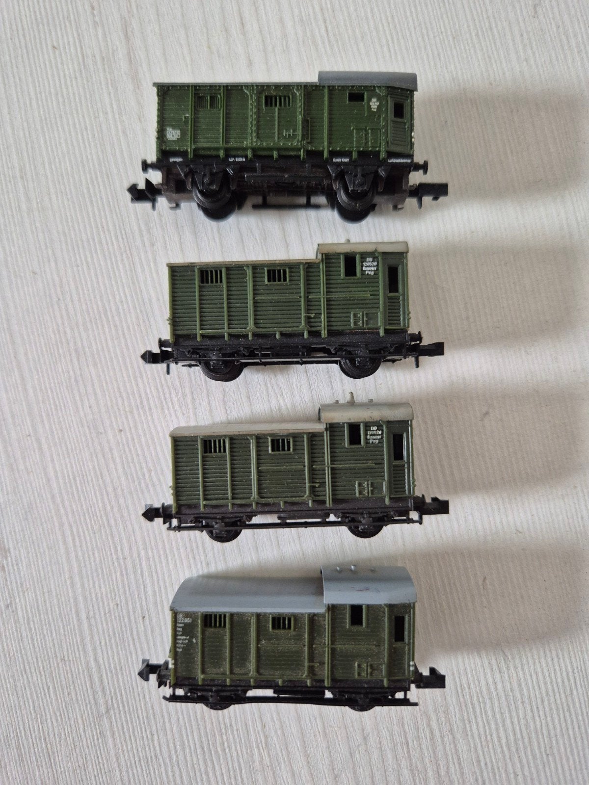 8 N-spoor goederenwagons, Ophalen of Verzenden, Gebruikt, Gelijkstroom, Wagon