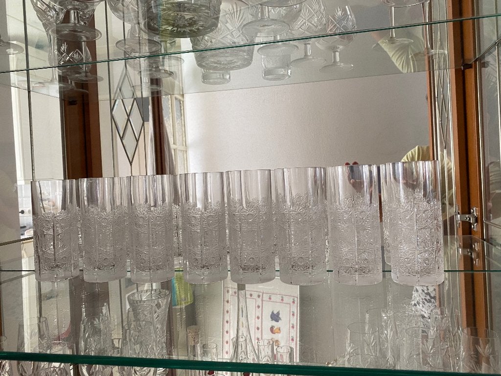 Bohemia nieuw kristalglas., Glas of Glazen, Nieuw, Ophalen of Verzenden, Glas