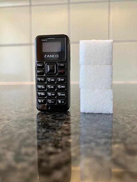 ZANCO tiny t1 de kleinste gsm ter wereld, Overige modellen, Geen camera, Ophalen of Verzenden, Zo goed als nieuw