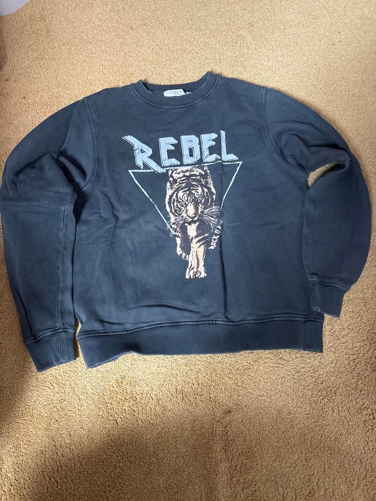 C&A Costes Rebel sweater met tijgerprint - Maat XS, Ophalen of Verzenden, Zo goed als nieuw, Lange mouw, Maat 34 (XS) of kleiner