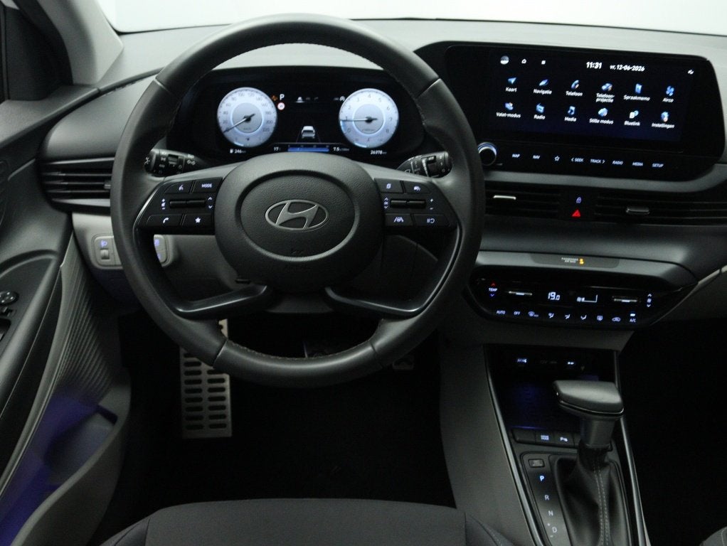 Hyundai Bayon 1.0 T-GDI Comfort Automaat | Carplay navigatie, Auto's, Hyundai, 12 maanden, Gebruikt, Euro 6, Wit