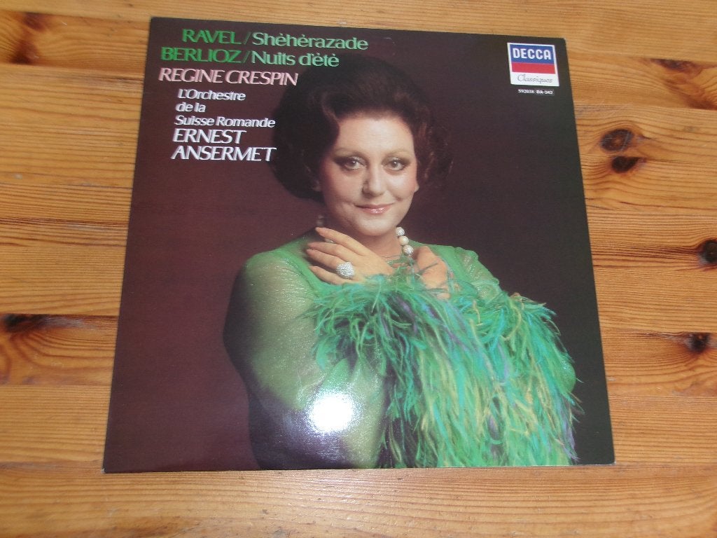 Ravel / Berlioz - Regine Crespin / Ernest Ansermet, Cd's en Dvd's, LP, Gebruikt, Modernisme tot heden, Ophalen of Verzenden