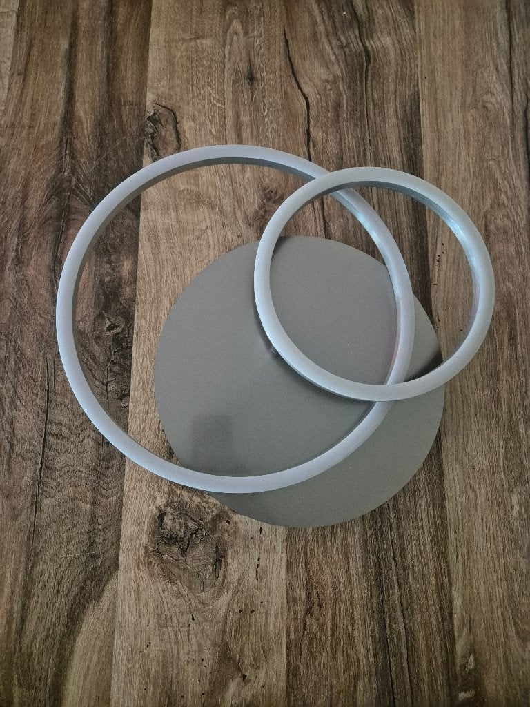 LED woonkamer lamp modern spiegel, Ophalen, Zo goed als nieuw, Modern