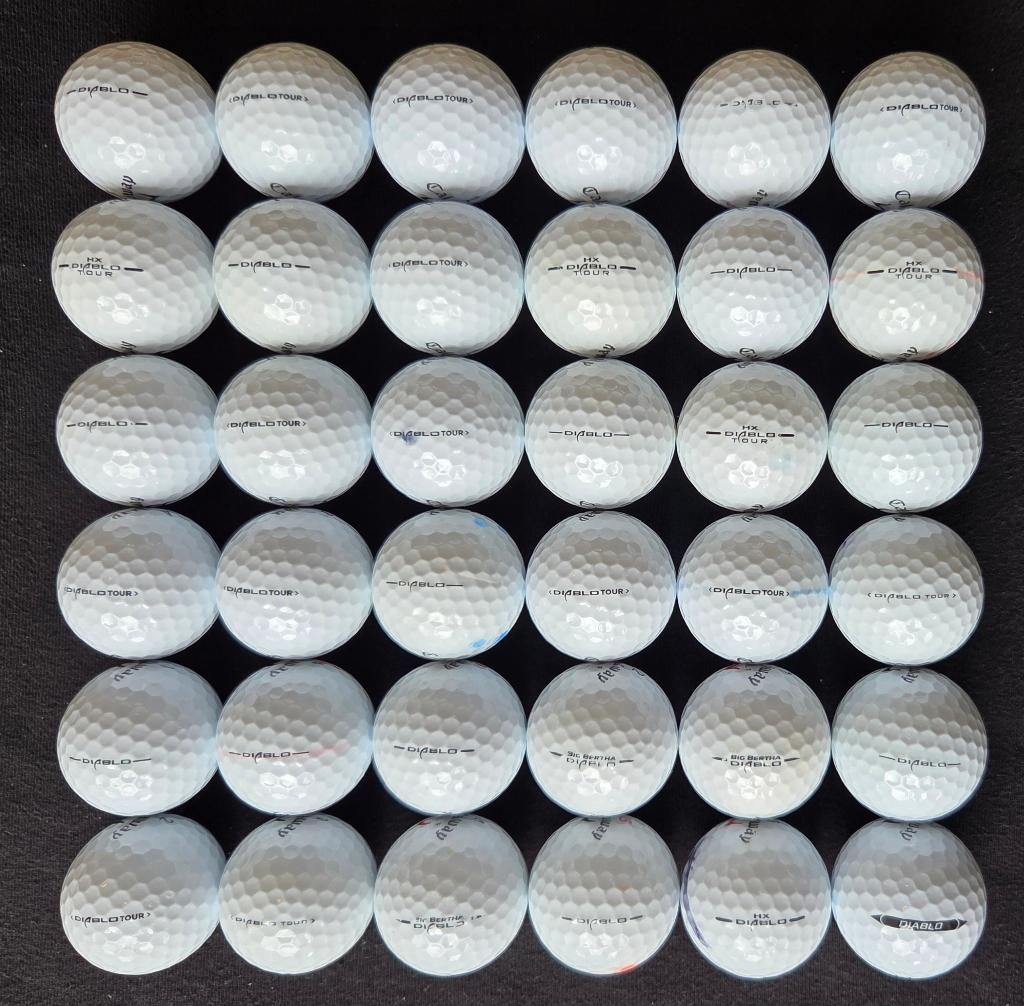 36 stuks mooie Callaway Diablo (Tour) golfballen, Ophalen of Verzenden, Zo goed als nieuw, Bal(len), Callaway