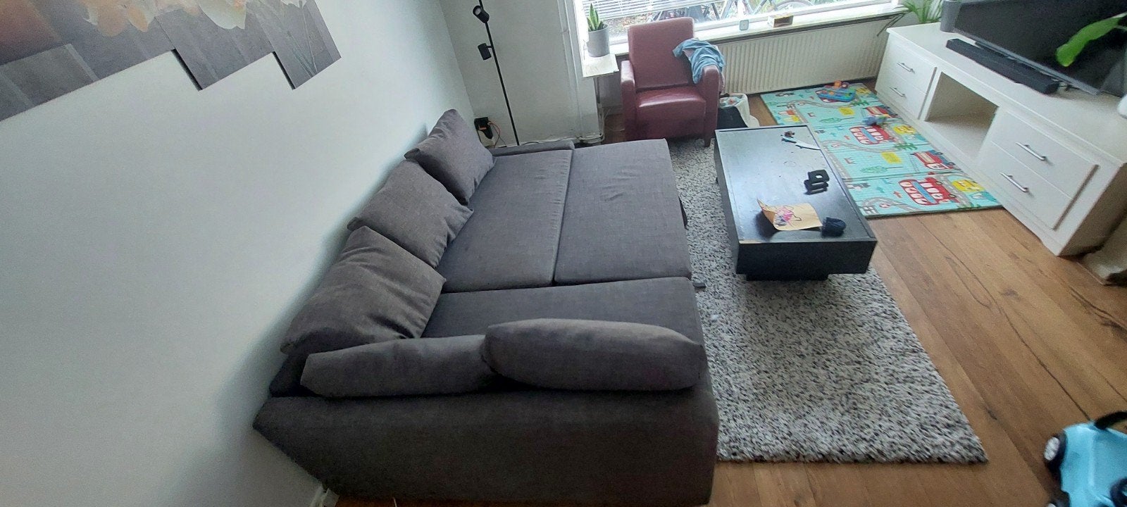 Foto 7 van Ikea FRIHETEN Hoekbank met opbergruimte en slaapfunctie