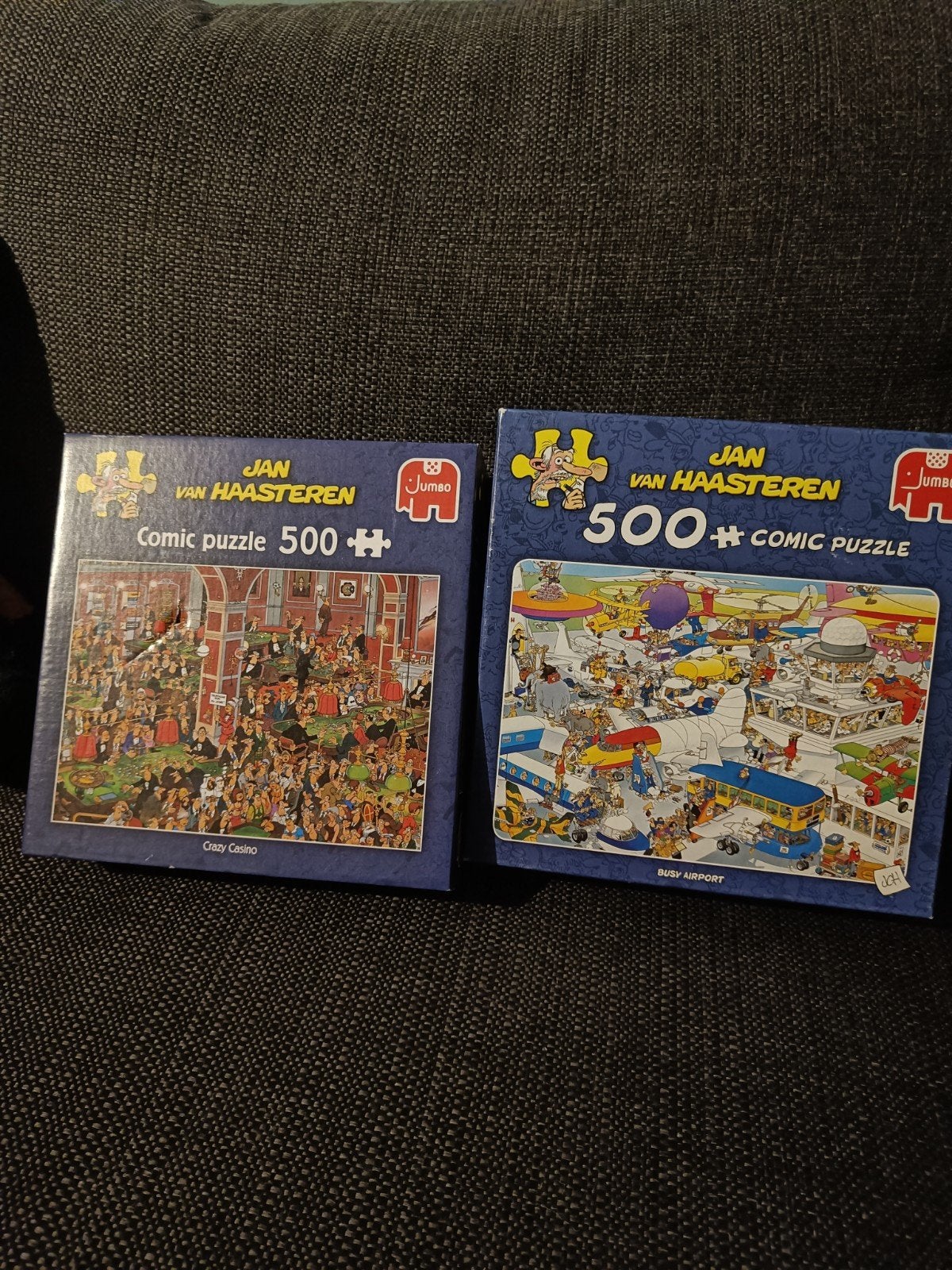 Jan van Haasteren puzzels - 2 stuks, 500 stukjes, Ophalen of Verzenden, 500 t/m 1500 stukjes, Zo goed als nieuw, Legpuzzel