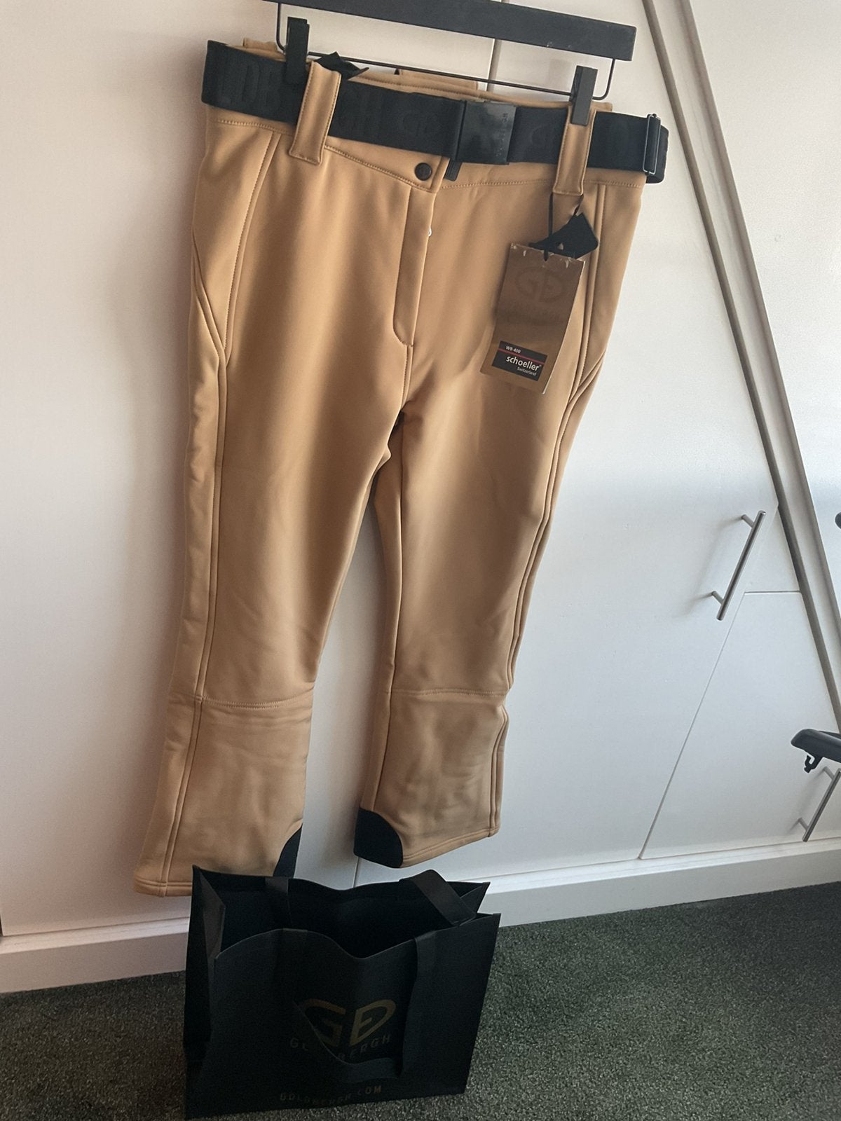 Goldbergh beige/camel skibroek maat 46 nieuw, Ophalen of Verzenden, Nieuw, Maat 46/48 (XL) of groter, Broek