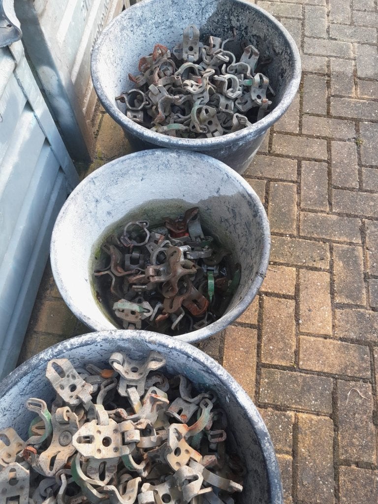 steigerklemmen, Ophalen, Gebruikt, Gevelsteiger, Minder dan 2 meter