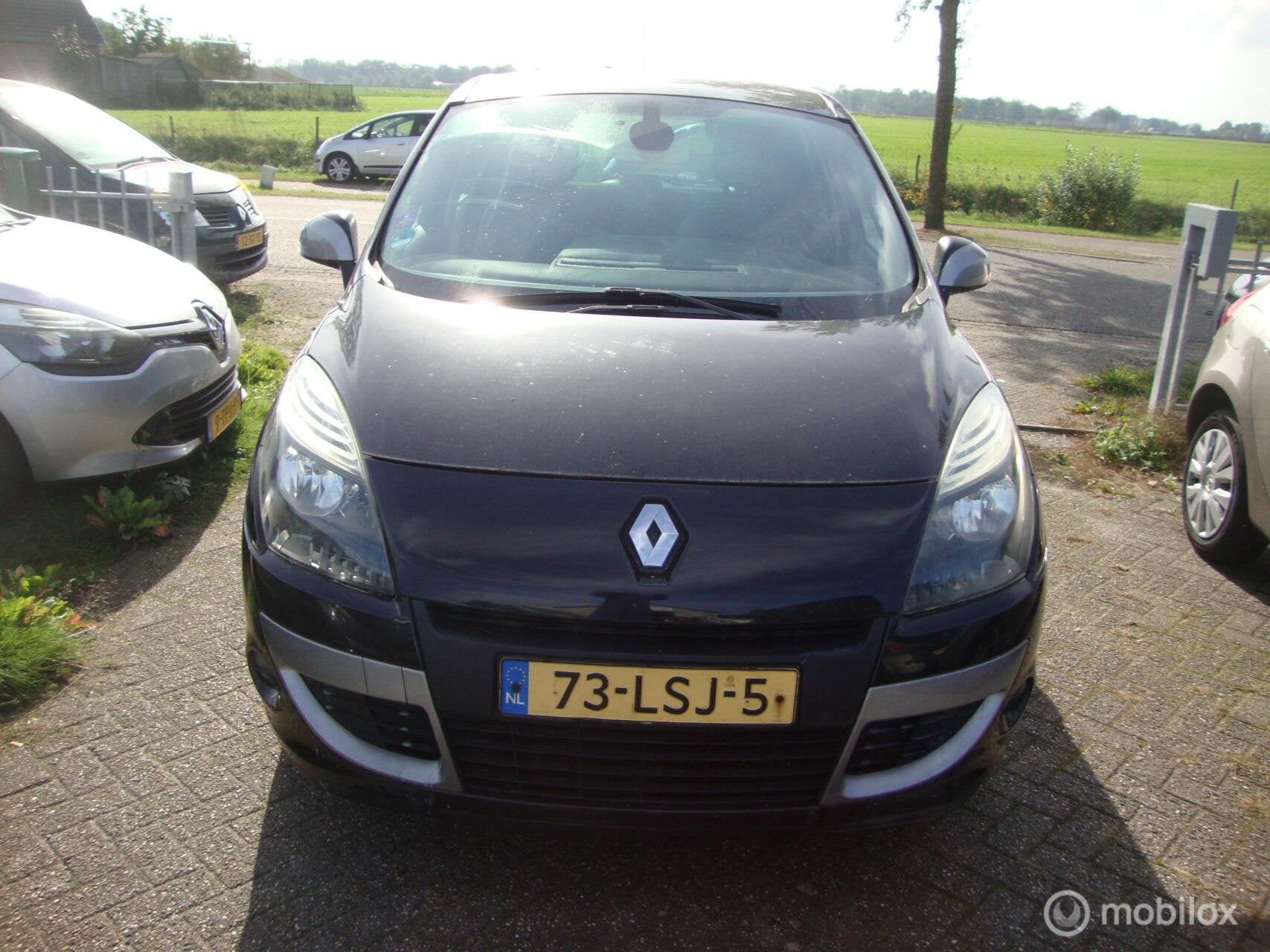 Renault Scenic 1.6 Celsium lpg g3 autogas, Auto's, Voorwielaandrijving, Gebruikt, Zwart, Handgeschakeld