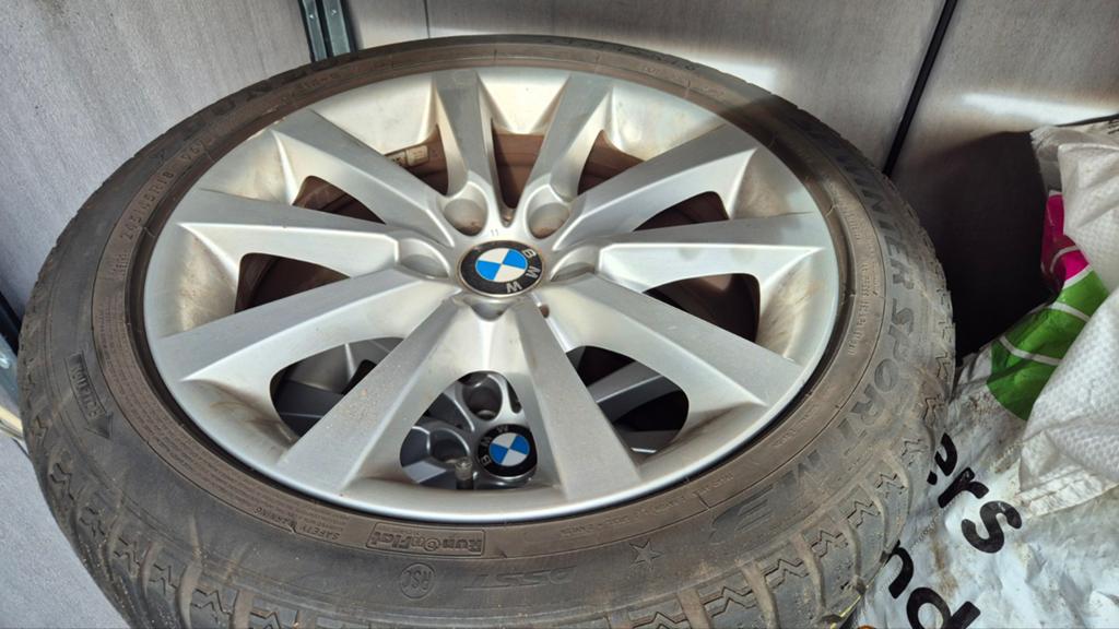 BMW Styling 328 18 inch breedset velgen met winterbanden, Ophalen of Verzenden