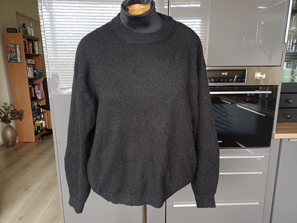 zwarte trui H&M mt L, H&M, Zwart, Maat 42/44 (L), Ophalen of Verzenden